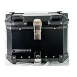 Baúl de aluminio 45 L (6 anclajes) Negro