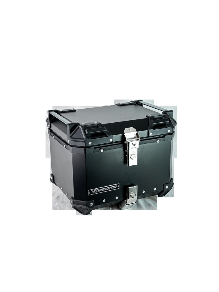 Baúl de aluminio 45 L (6 anclajes) Negro
