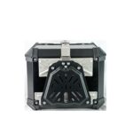 Baúl de aluminio 45 L (6 anclajes) Negro