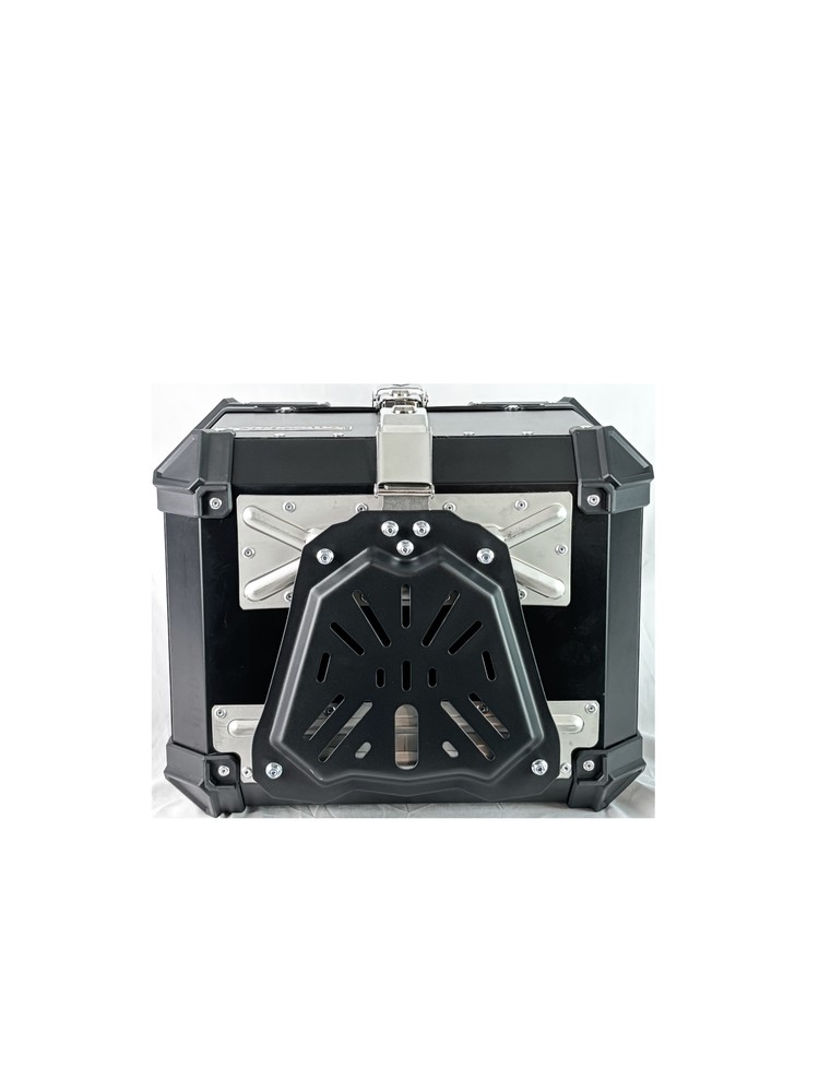 Baúl de aluminio 45 L (6 anclajes) Negro