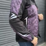 Chaqueta Street Negra Morada Mujer