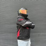 Chaqueta Hard Racer Negra Roja Hombre