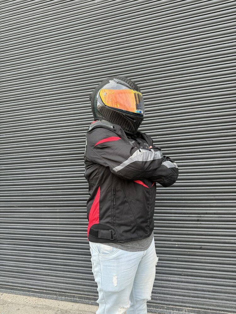 Chaqueta Hard Racer Negra Roja Hombre