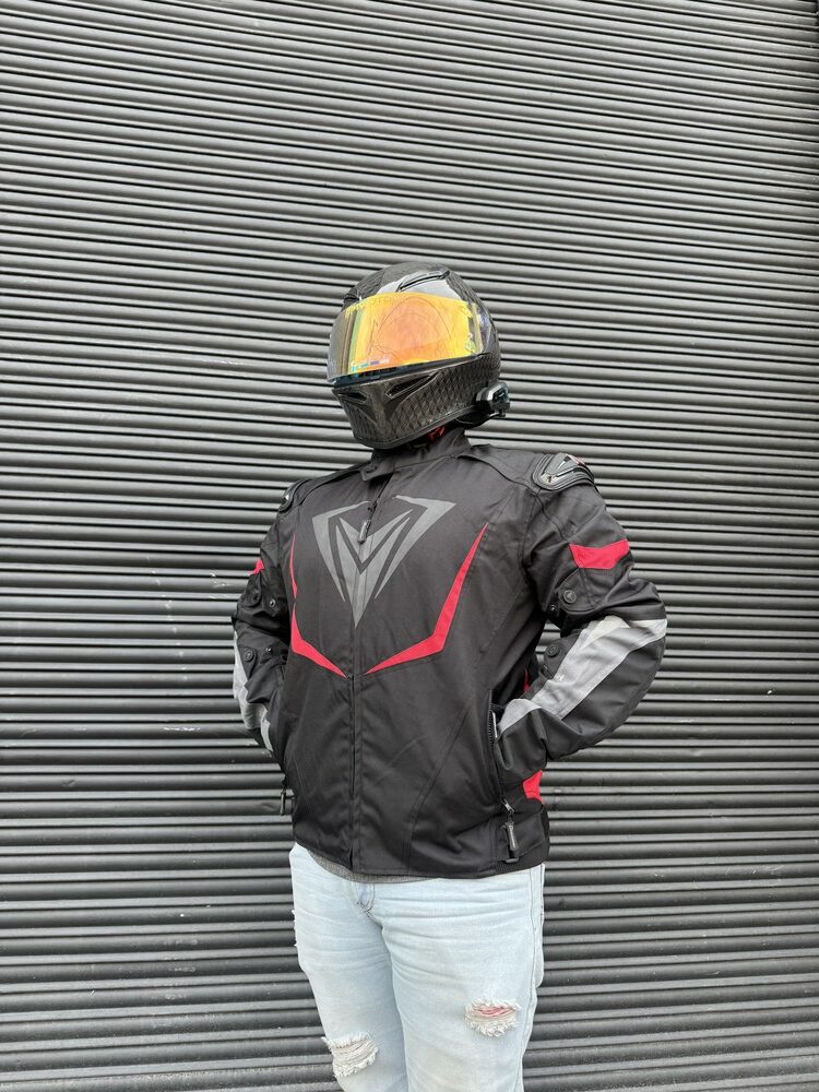 Chaqueta Hard Racer Negra Roja Hombre