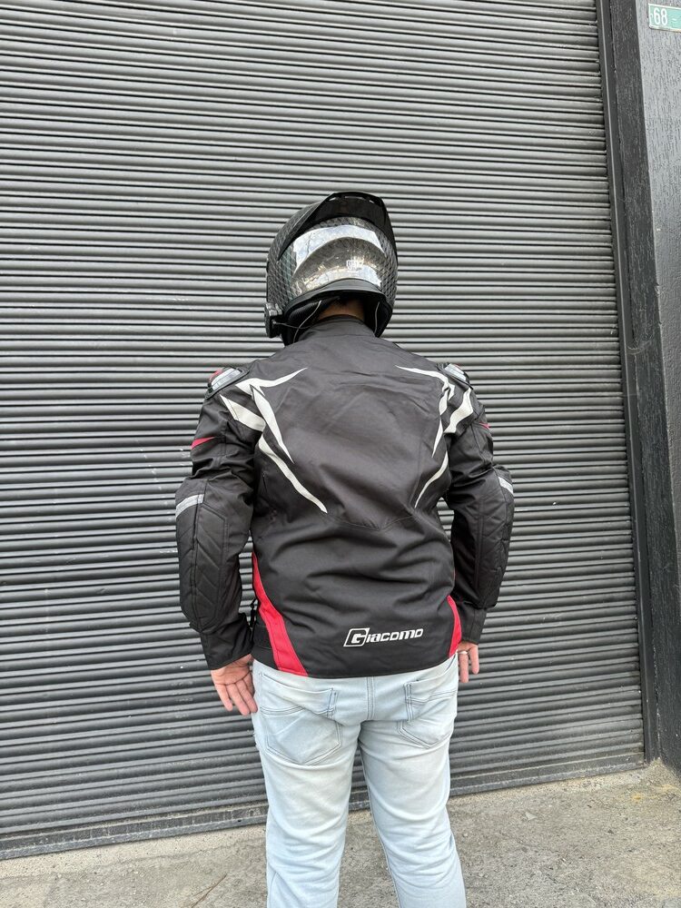 Chaqueta Hard Racer Negra Roja Hombre