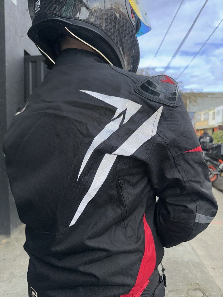 Chaqueta Hard Racer Negra Roja Hombre