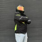 Chaqueta Hard Racer Negra Verde Neon Hombre