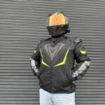 Chaqueta Hard Racer Negra Verde Neon Hombre
