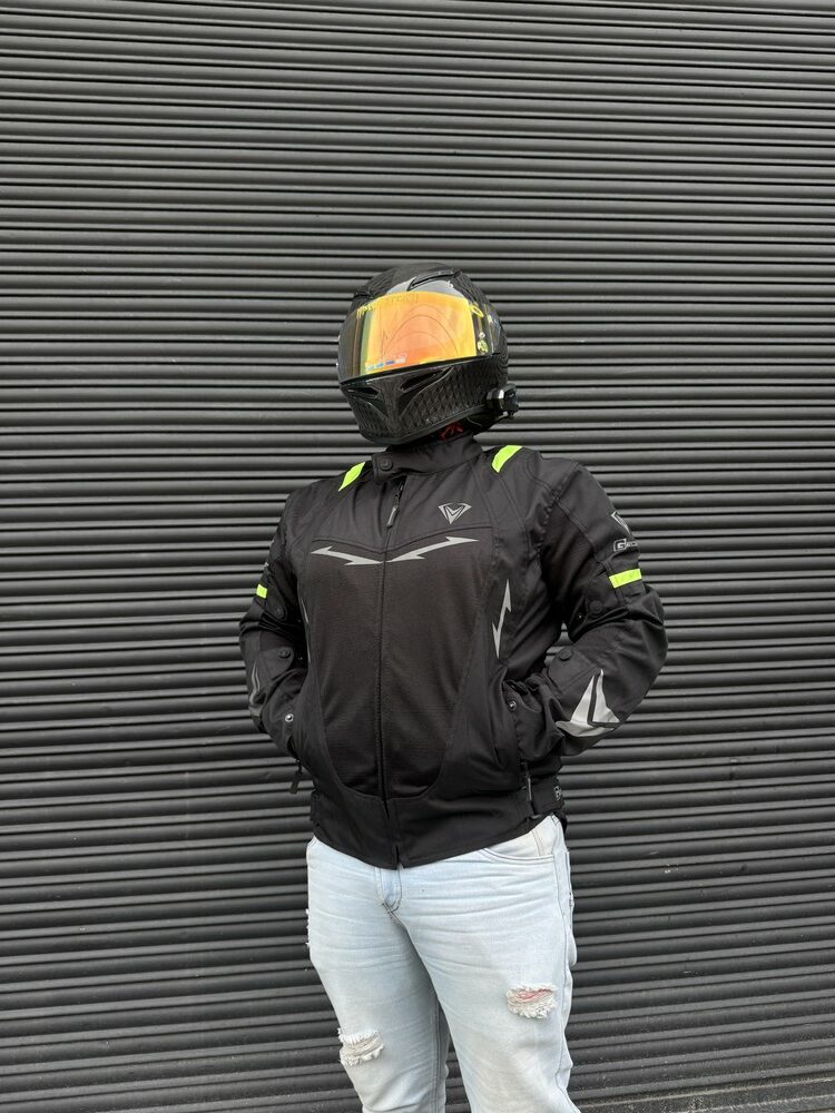 Chaqueta Summer Lite Negra Verde Hombre