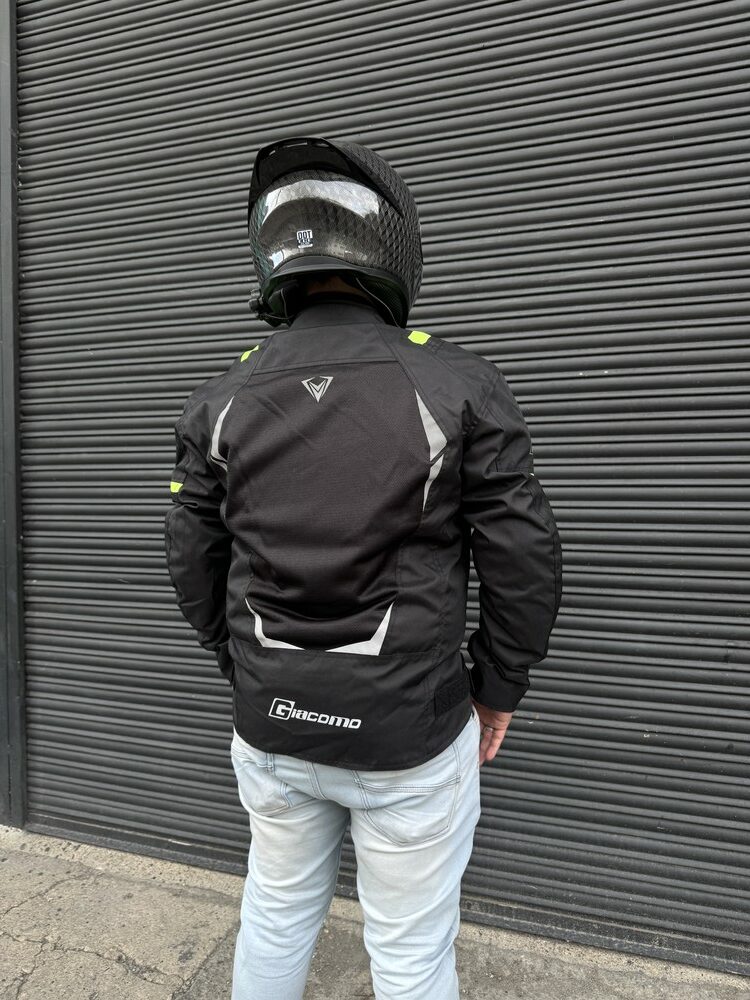 Chaqueta Summer Lite Negra Verde Hombre