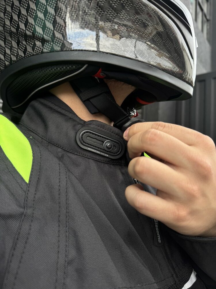 Chaqueta Hard Racer Negra Verde Neon Hombre