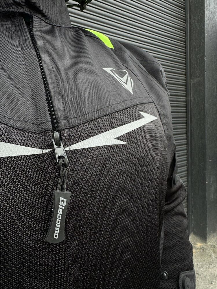 Chaqueta Hard Racer Negra Verde Neon Hombre