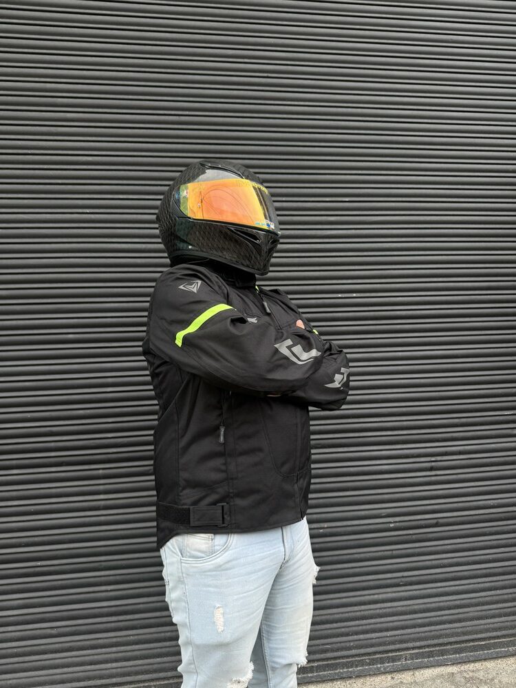 Chaqueta Winter Lite Negra Verde Hombre