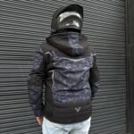 Chaqueta Street Negra Azul Hombre