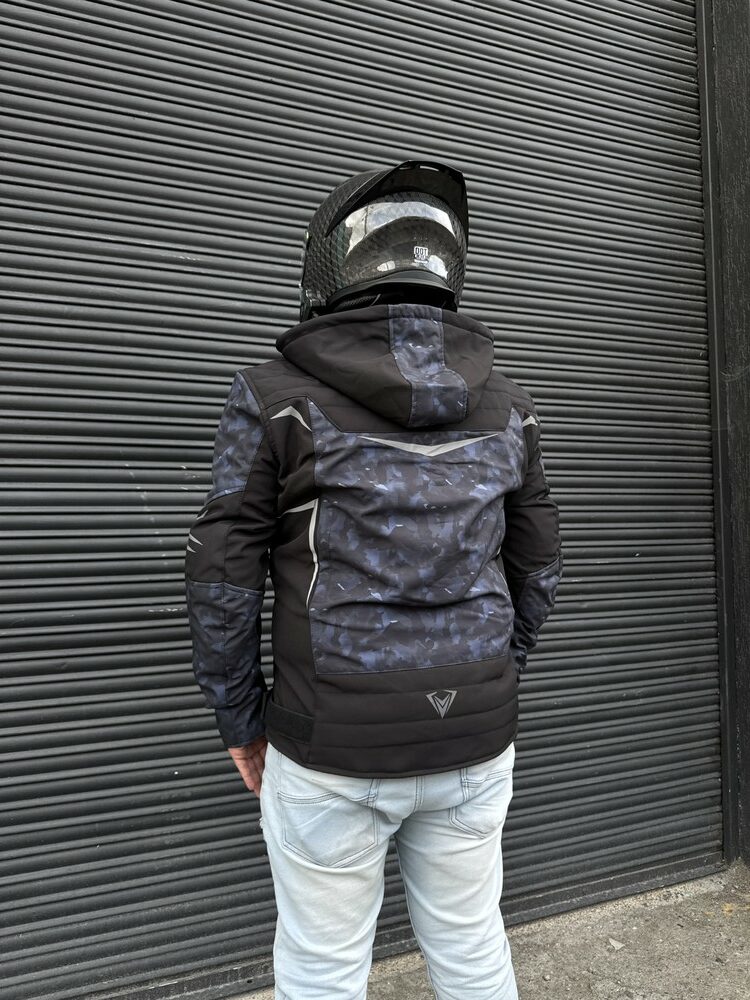Chaqueta Street Negra Azul Hombre