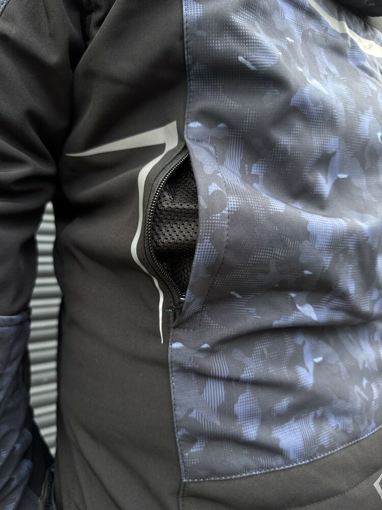 Chaqueta Street Negra Azul Hombre