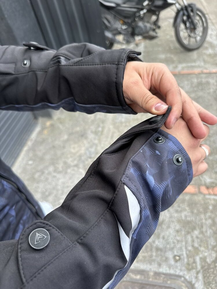 Chaqueta Street Negra Azul Hombre