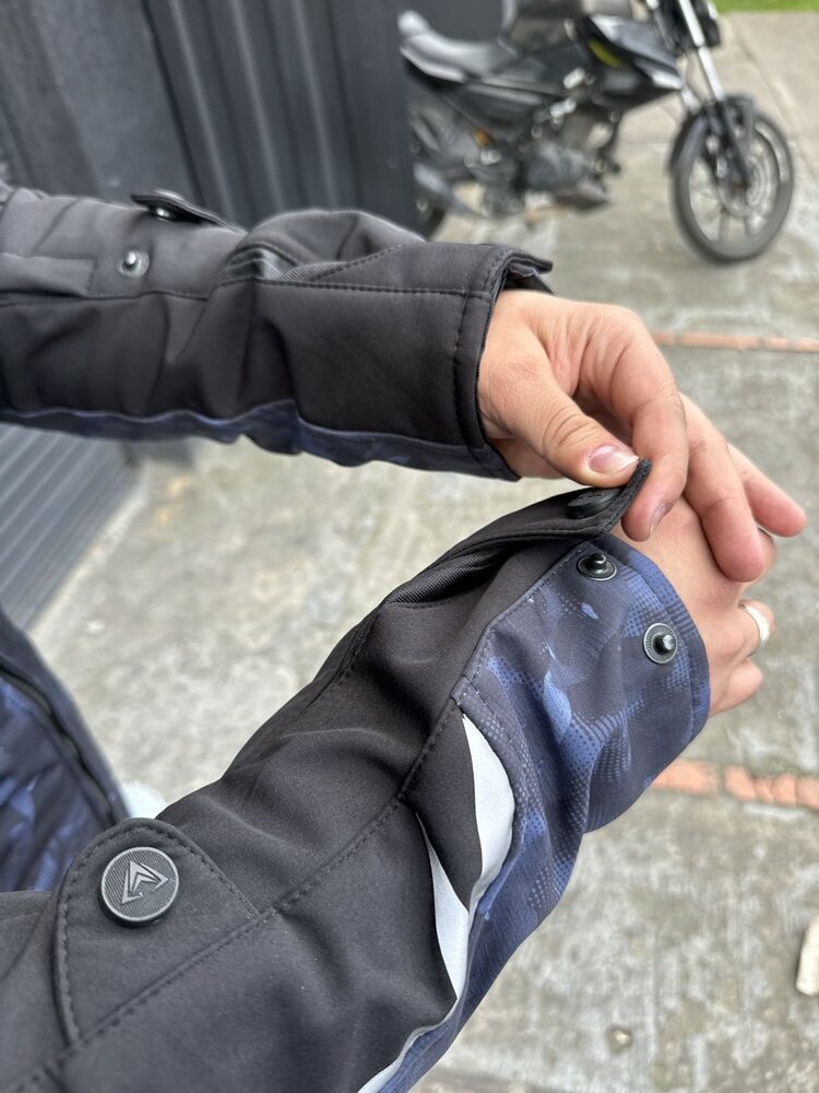 Chaqueta Street Negra Azul Hombre