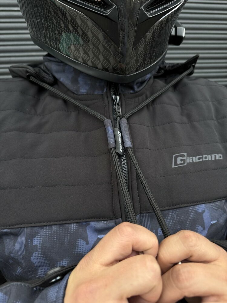 Chaqueta Street Negra Azul Hombre
