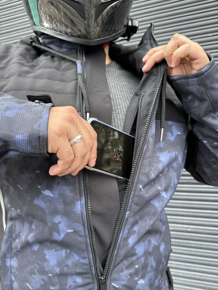 Chaqueta Street Negra Azul Hombre