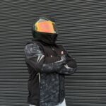 Chaqueta Street Negra Verde Hombre