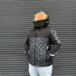 Chaqueta Street Negra Verde Hombre