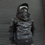 Chaqueta Street Negra Verde Hombre