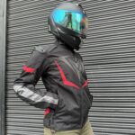 Chaqueta Hard Racer Negra Roja Mujer