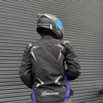 Chaqueta Hard Racer Morado Negro Mujer
