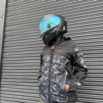 Chaqueta Street Negra Verde Mujer