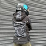 Chaqueta Street Negra Verde Mujer
