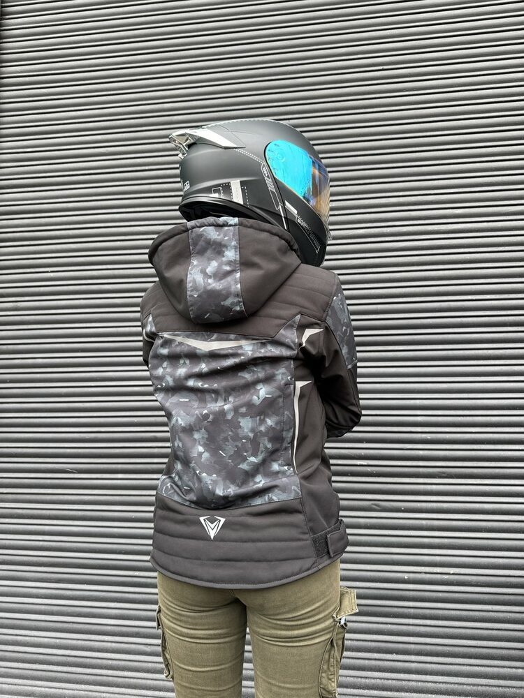 Chaqueta Street Negra Verde Mujer