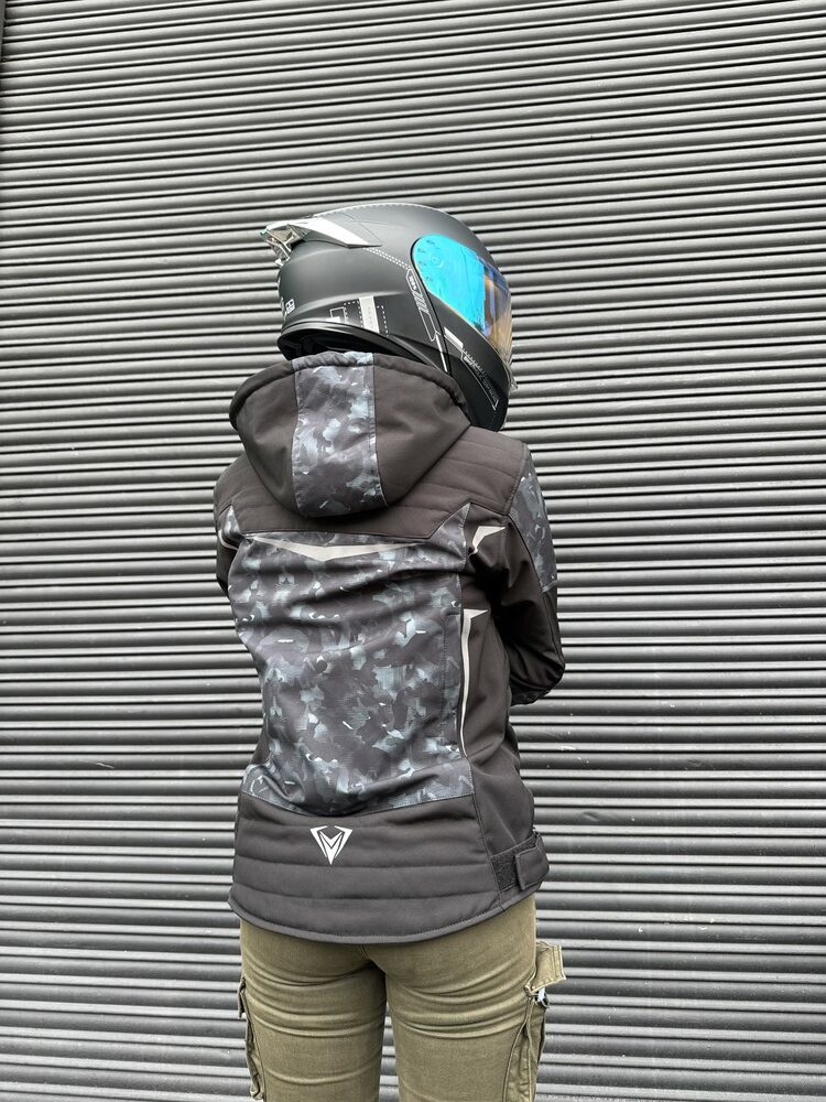 Chaqueta Street Negra Verde Mujer