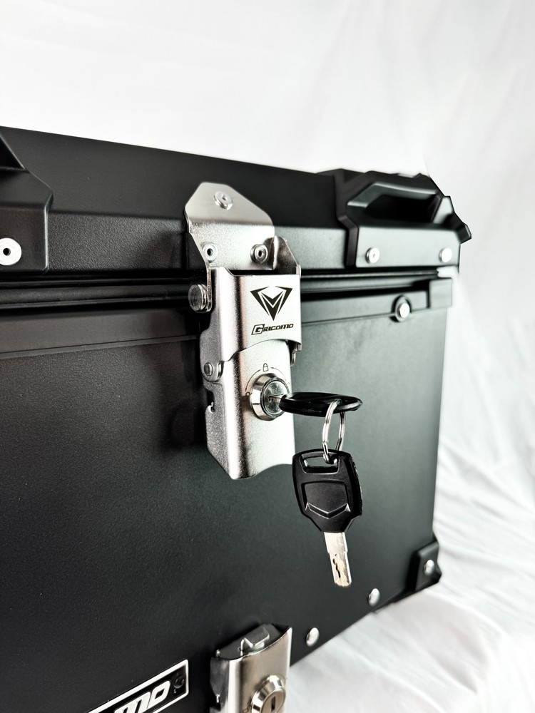Baúl de aluminio 55 L Negro