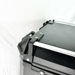 Baúl de aluminio 55 L Negro