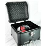 Baúl de aluminio 55 L Negro