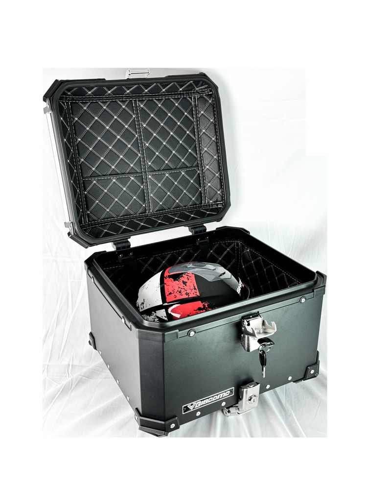 Baúl de aluminio 55 L Negro