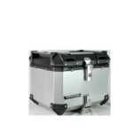 Baúl de aluminio 45 L (6 anclajes) Gris